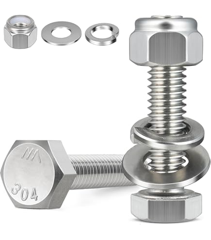 Amazon.com: 3/8-16x1-1/4 Stainless Steel Hex Cap Screws FT